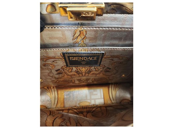 Versace Fendi Peekaboo Zusammenarbeit Pandache Schwarz - Ansicht 13