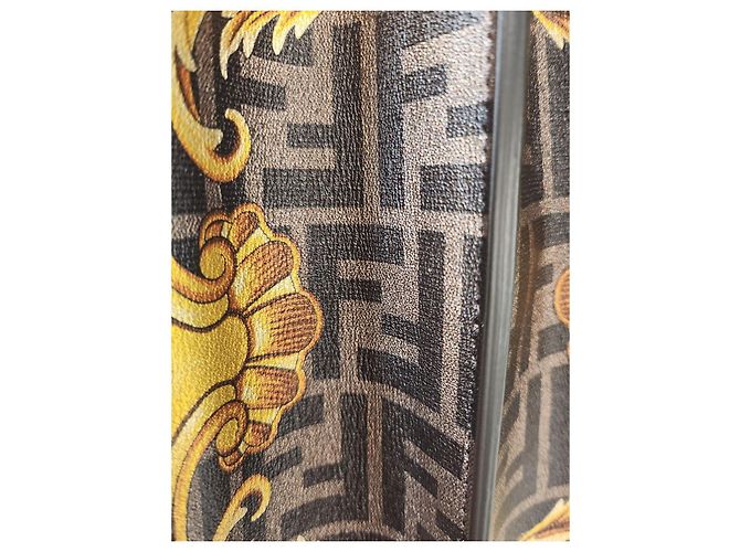 Versace Fendi Peekaboo Zusammenarbeit Pandache Schwarz - Ansicht 15