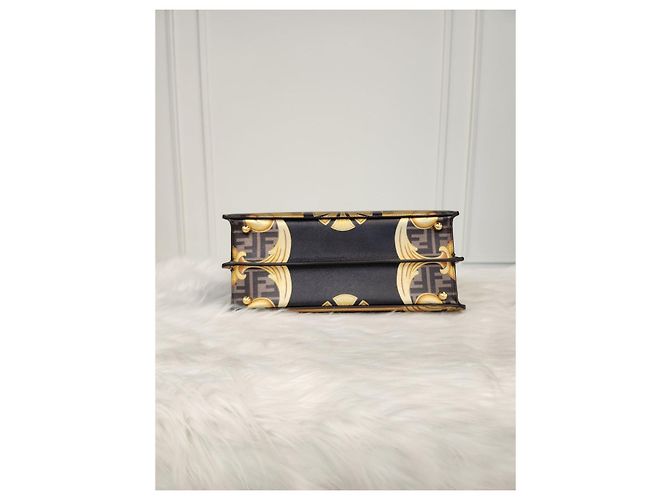 Versace Fendi Peekaboo Zusammenarbeit Pandache Schwarz - Ansicht 5
