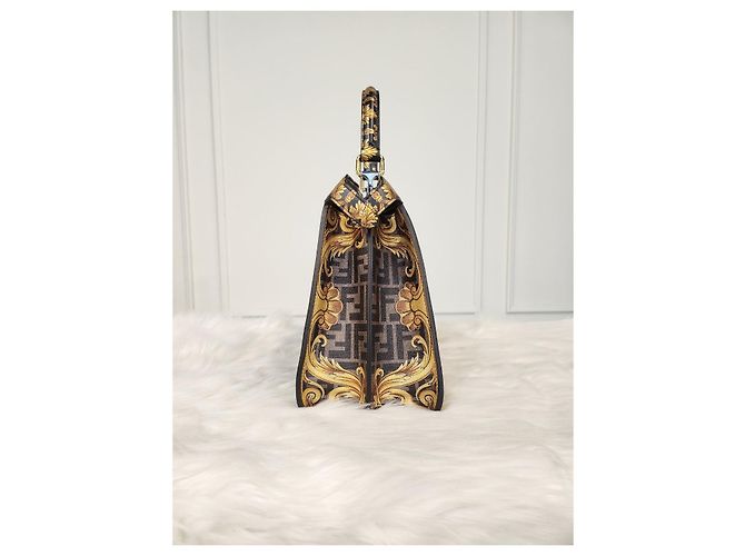 Versace Fendi Peekaboo Zusammenarbeit Pandache Schwarz - Ansicht 8