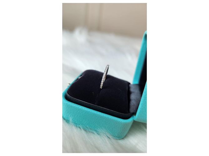Tiffany & Co Tiffany Metro Full Diamond PT Ring Mehrfarben - Ansicht 10