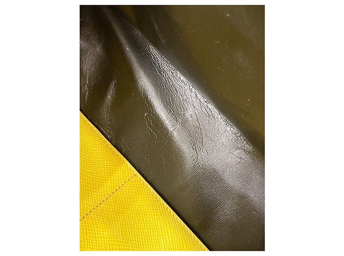 Prada Borsa Tote e a Spalla Baldini in Saffiano D'oro - vista 19