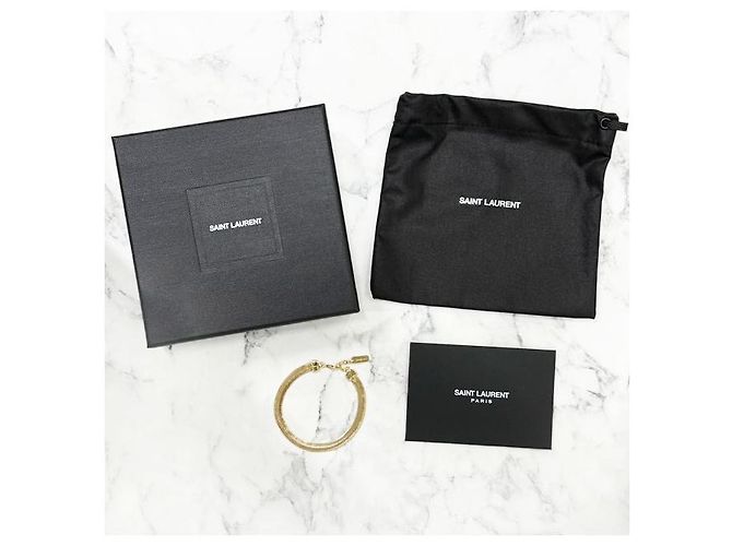 Saint Laurent YSL Logo SERPENT Armband Gold - Ansicht 2