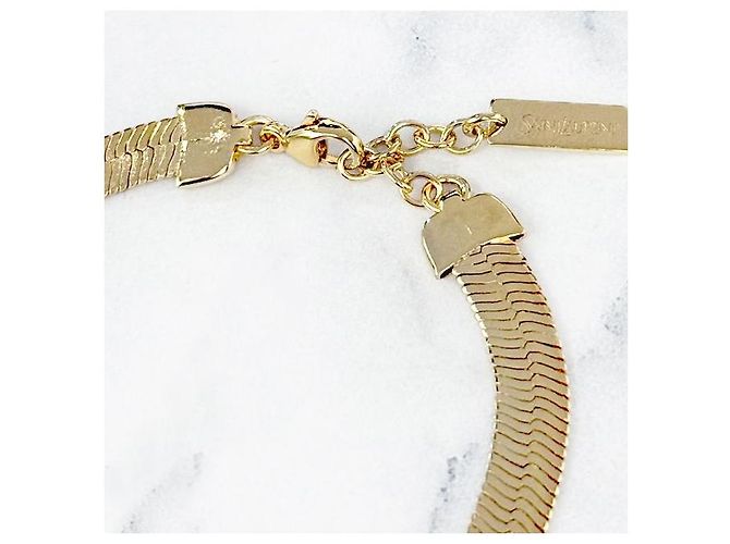 Saint Laurent YSL Logo SERPENT Armband Gold - Ansicht 3