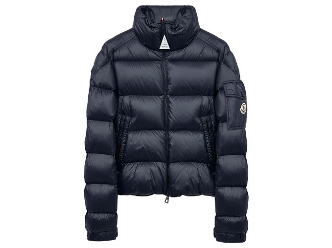 Kurze Daunenjacke Petra mit Moncler-Logo-Patch Schwarz - Ansicht 6