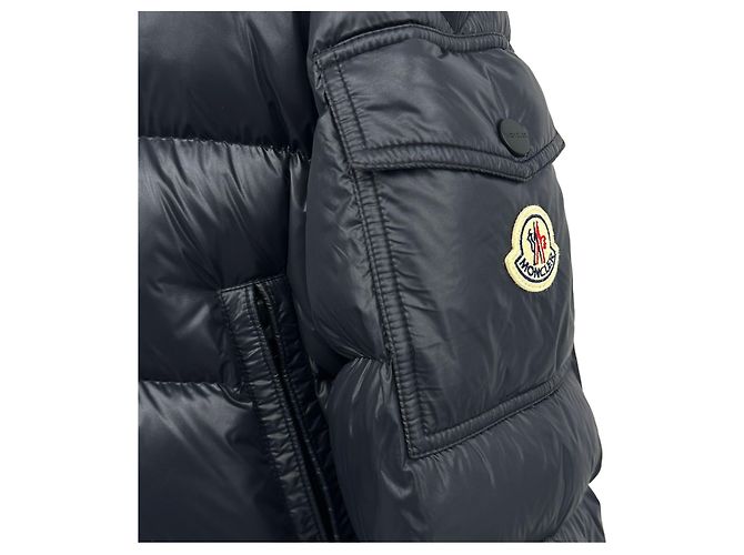 Kurze Daunenjacke Petra mit Moncler-Logo-Patch Schwarz - Ansicht 8