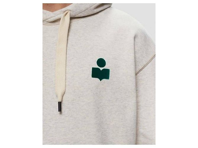Isabel Marant Matte Kapuzen-T-Shirt Grün - Ansicht 5