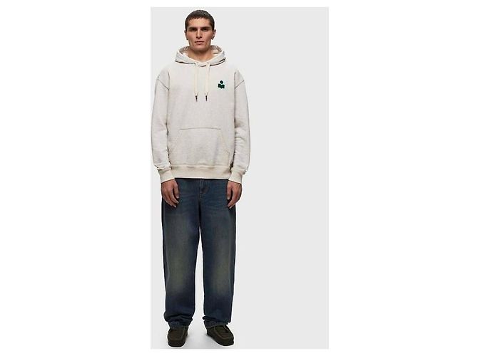 Isabel Marant Matte Kapuzen-T-Shirt Grün - Ansicht 6
