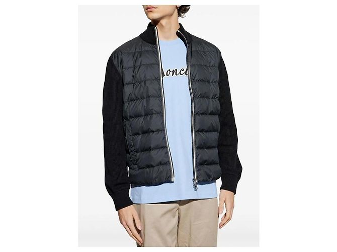 Moncler Gepolsterte Zip-Up-Cardigan Schwarz - Ansicht 6