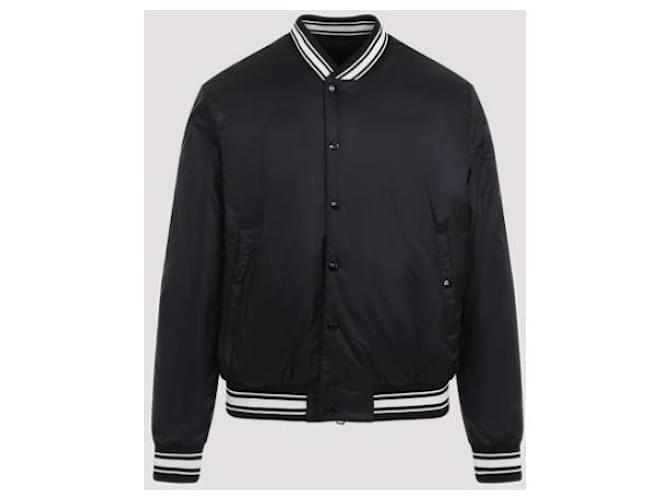 Moncler Reversible Down Varsity Jacket Black - view 5