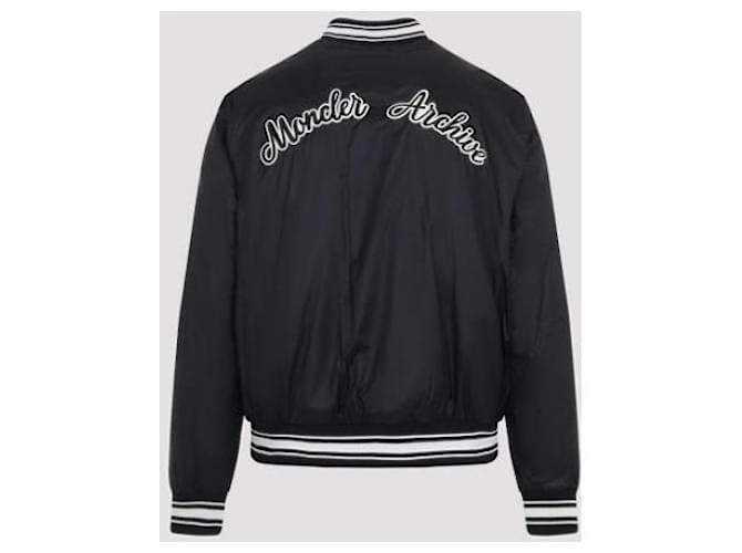Moncler Reversible Down Varsity Jacket Black - view 6