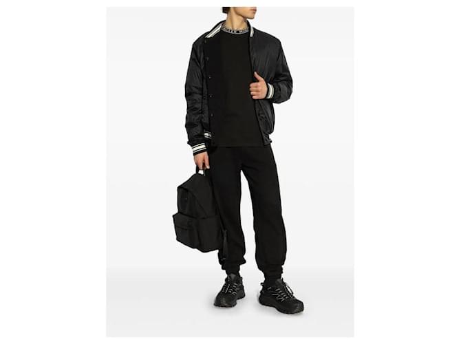 Moncler Reversible Down Varsity Jacket Black - view 8