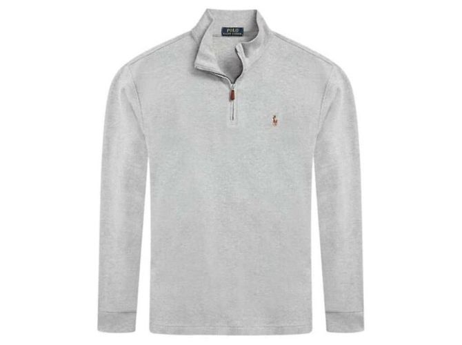 Ralph Lauren Ripp-Halbzip-Pullover mit Pony-Logo-Stickerei - Ansicht 4