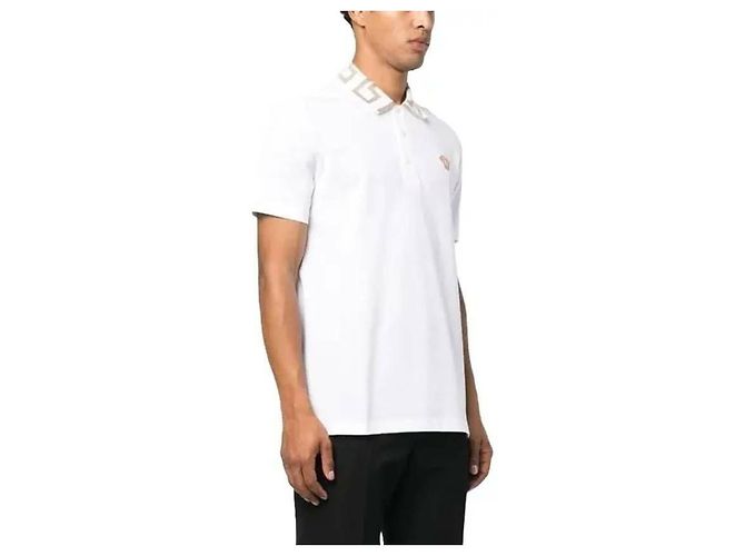 Versace Poloshirt mit kurzen Ärmeln Weiß - Ansicht 5