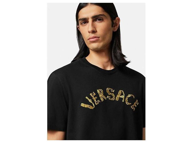 Versace Seashell Baroque Logo T-Shirt - view 6