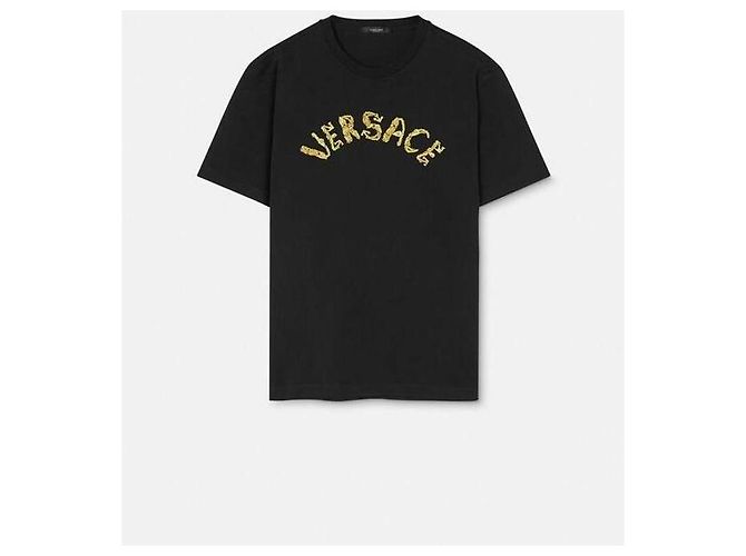 Versace Seashell Baroque Logo T-Shirt - view 7