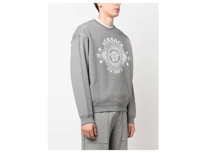 Versace Sudadera con Estampado de Insignia Medusa - vista 4