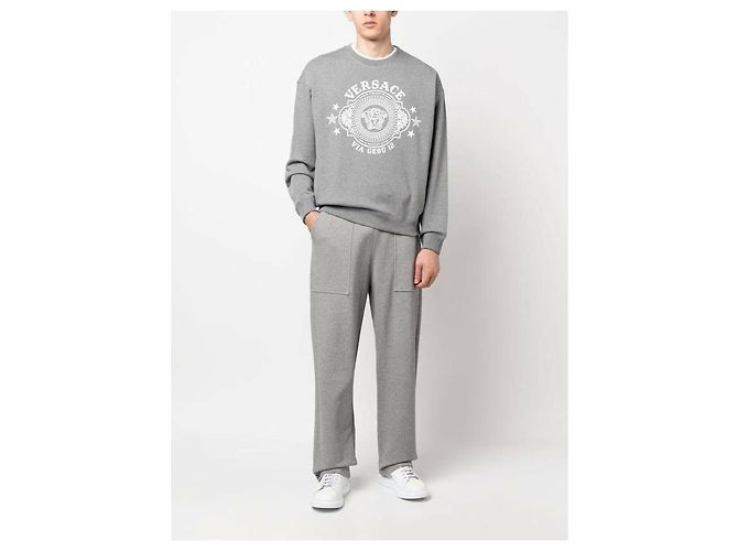 Versace Sudadera con Estampado de Insignia Medusa - vista 5