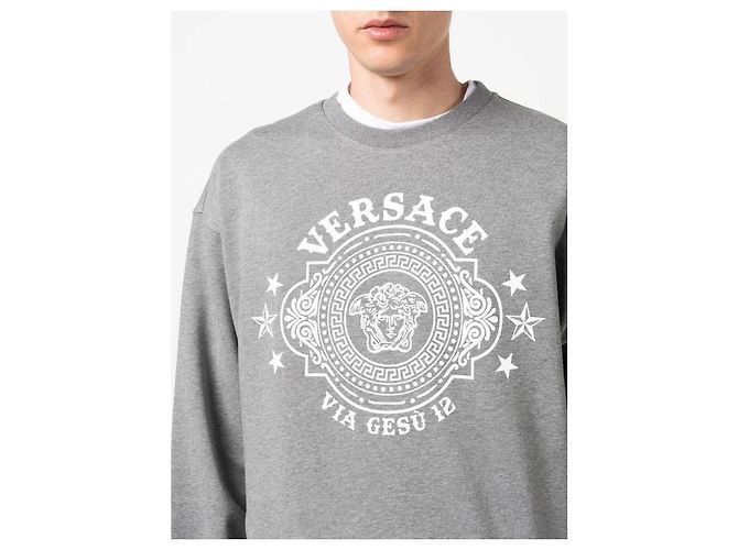 Versace Sudadera con Estampado de Insignia Medusa - vista 6