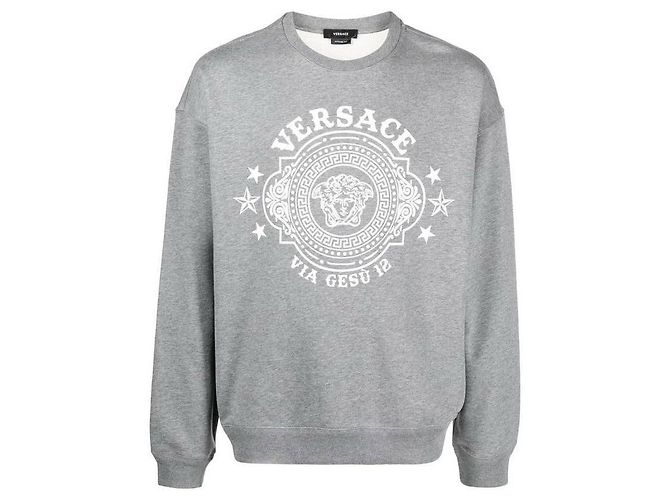 Versace Sudadera con Estampado de Insignia Medusa - vista 8