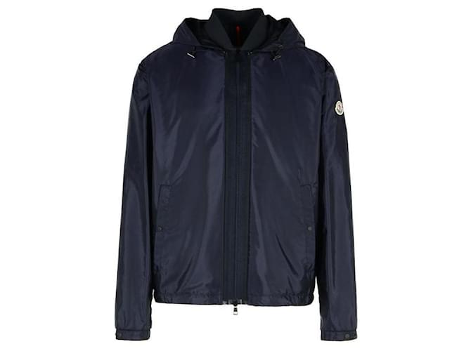 Moncler Giacca con cappuccio Sarrans Blu - vista 4