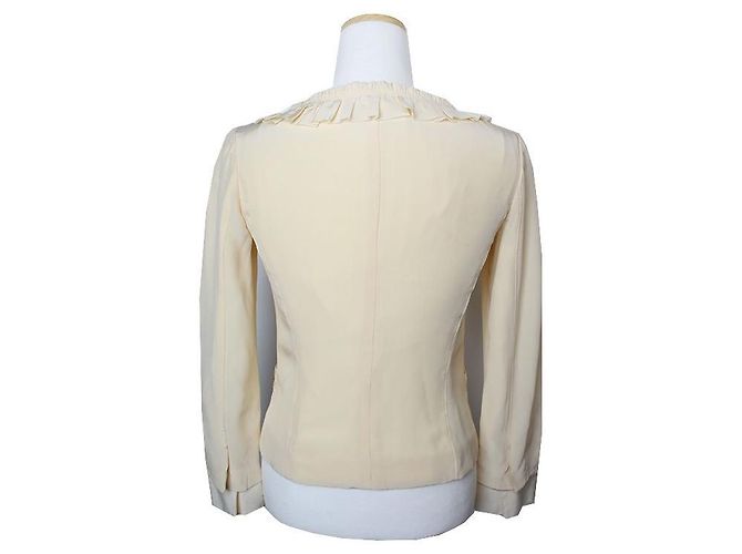 Prada Butterfrill-Seidenjacke Mehrfarben - Ansicht 2