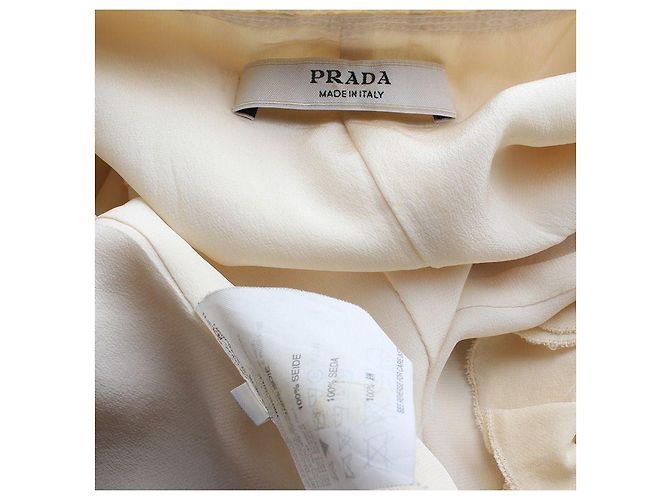 Prada Butterfrill-Seidenjacke Mehrfarben - Ansicht 3