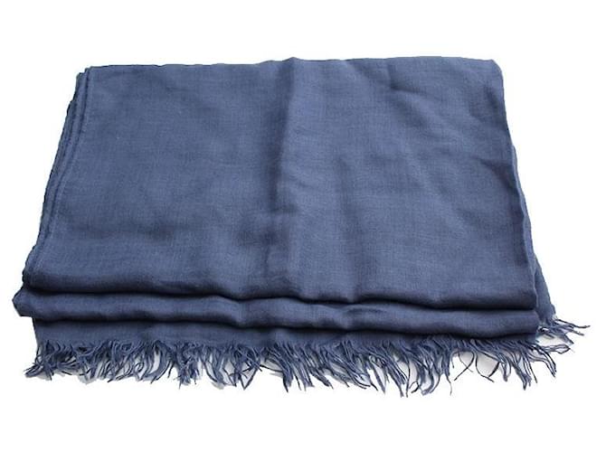 Sciarpa in lana modal blu Jil Sander - vista 2
