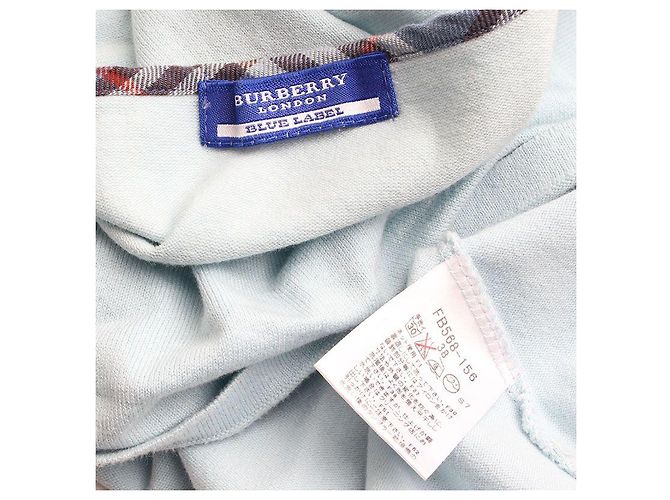 Burberry Himmelblaues Oberteil mit Puffärmeln Blue Label - Ansicht 3
