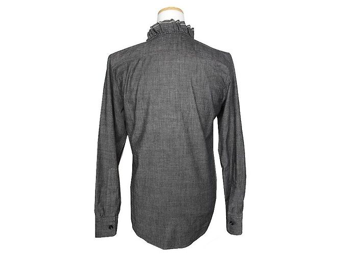 Charcoalgraue Rüschbluse Isabel Marant Étoile Braun - Ansicht 2