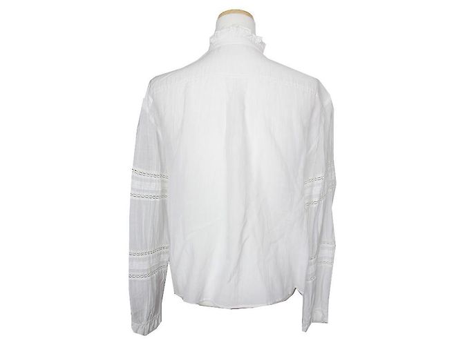 Weißes Faltenbluse Isabel Marant Étoile Größe S - Ansicht 2