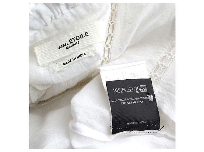 Weißes Faltenbluse Isabel Marant Étoile Größe S - Ansicht 3