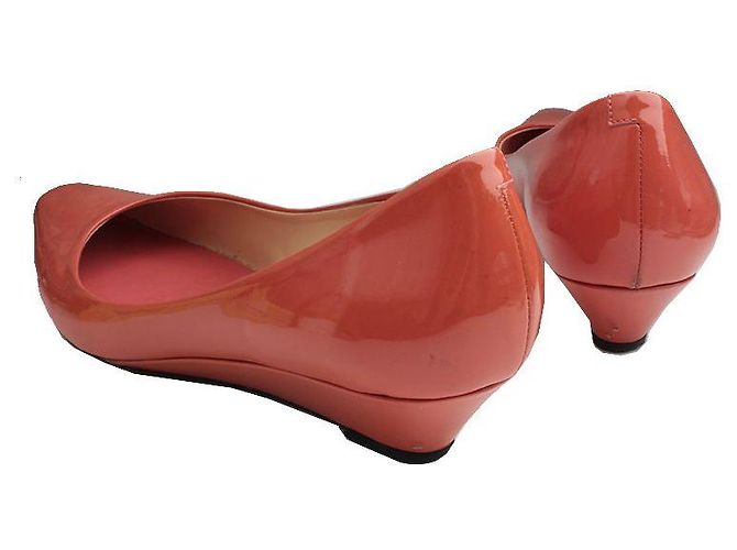 Tod's Korallenfarbene Lackschuhe Pink - Ansicht 4