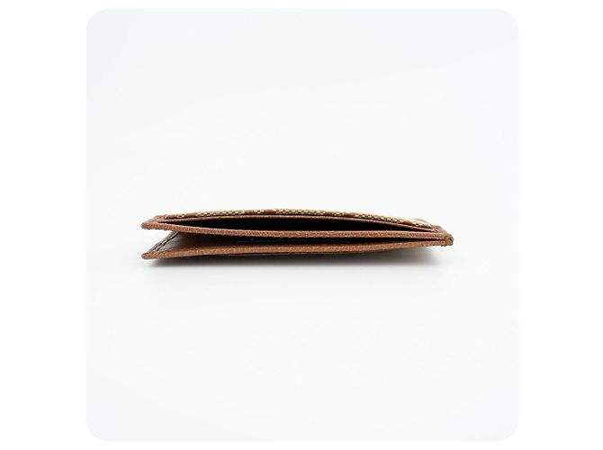 Gucci Card Holder Black Shima Leather Brown - view 14