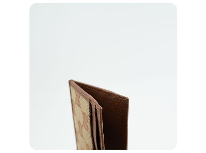 Gucci Card Holder Black Shima Leather Brown - view 16