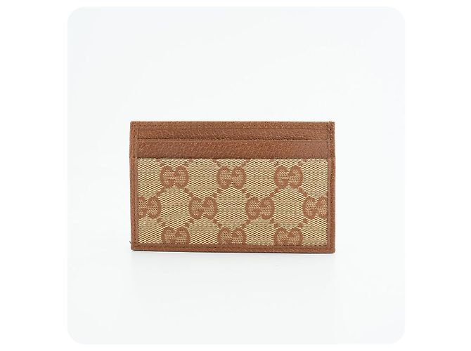 Gucci Card Holder Black Shima Leather Brown - view 7