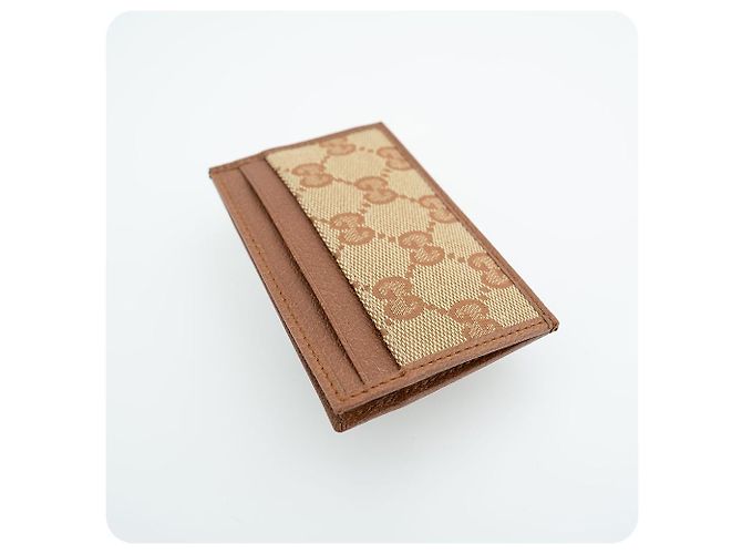 Gucci Card Holder Black Shima Leather Brown - view 8