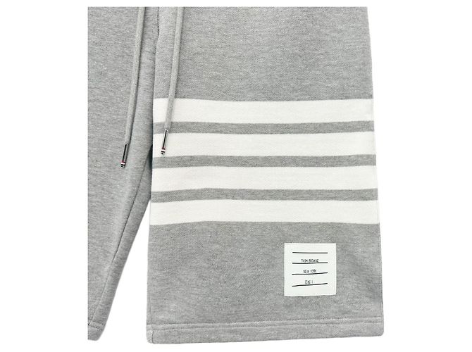 Thom Browne Shorts da Allenamento Diagonal Armband Marrone - vista 3