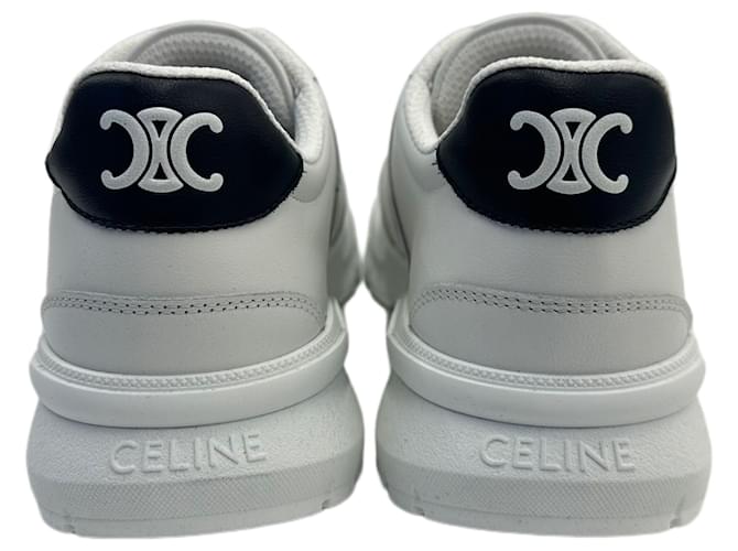 Céline Sneakers basse con lacci per donne Bianco - vista 10