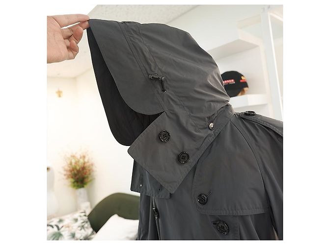 Burberry Abrigo Trench Amberford Gris Tormenta Castaño - vista 11
