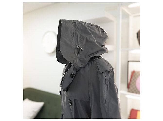 Burberry Abrigo Trench Amberford Gris Tormenta Castaño - vista 12