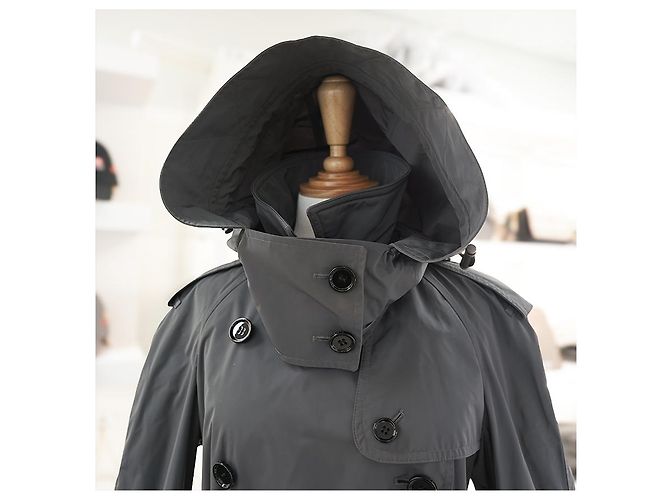 Burberry Abrigo Trench Amberford Gris Tormenta Castaño - vista 14