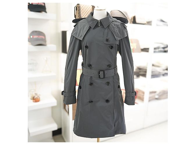 Burberry Abrigo Trench Amberford Gris Tormenta Castaño - vista 2
