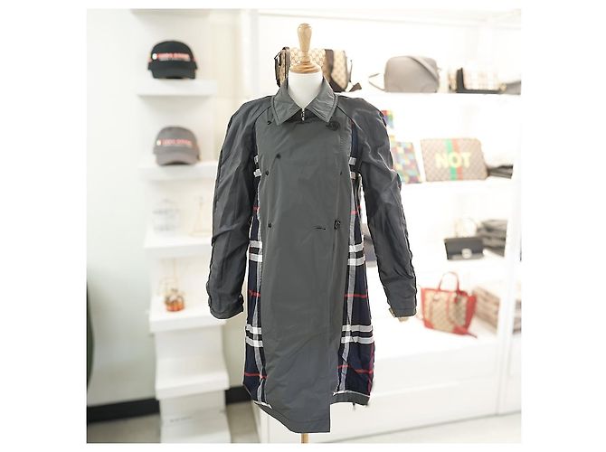 Burberry Abrigo Trench Amberford Gris Tormenta Castaño - vista 22