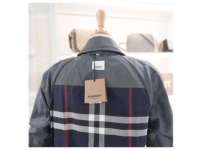 Burberry Abrigo Trench Amberford Gris Tormenta Castaño - vista 24