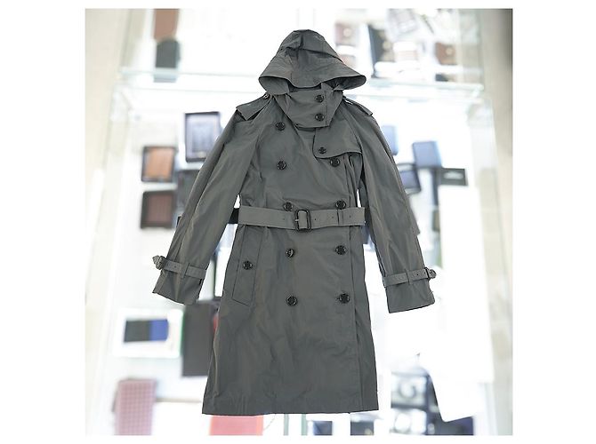 Burberry Abrigo Trench Amberford Gris Tormenta Castaño - vista 26