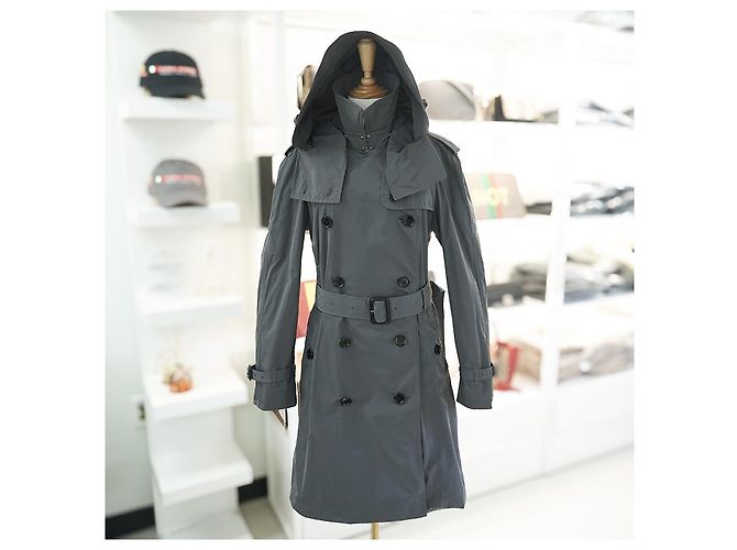 Burberry Abrigo Trench Amberford Gris Tormenta Castaño - vista 7