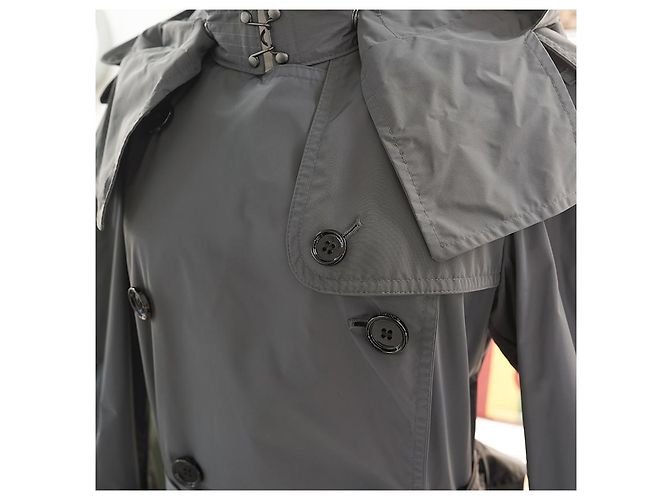 Burberry Abrigo Trench Amberford Gris Tormenta Castaño - vista 8