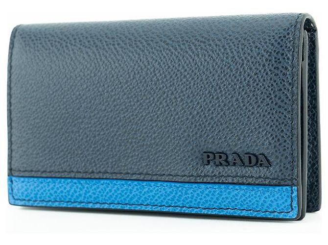 Prada Portacarte da uomo MB Blu - vista 3