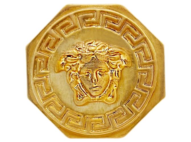 Versace Anello Opaco Testa di Medusa D'oro - vista 7